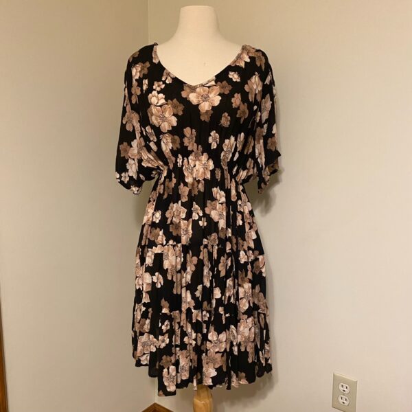 Upcycled Tiered Sundress from 3X Floral Moomoo