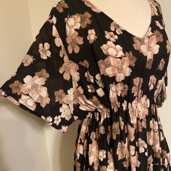 Upcycled Tiered Sundress from 3X Floral Moomoo - Image 2